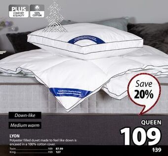 JYSK Lyon duvet offer