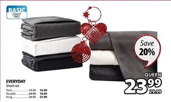 JYSK Everyday sheet set offer