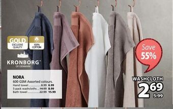 JYSK Nora washcloth offer