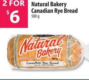 Co-op Natural Bakery Canadian Rye Bread 500 g offer
