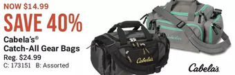 Cabela's Cabela's catch-all gear bags offer