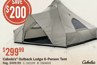 Cabela's Cabela's outback lodge 6-person tent offer
