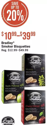 Cabela's Bradley smoker bisquettes offer