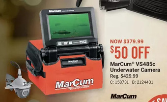 Cabela's Marcum vs485c underwater camera offer