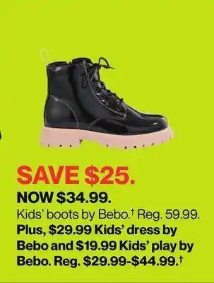 Hudson's Bay Kids' boots by bebo.† offer