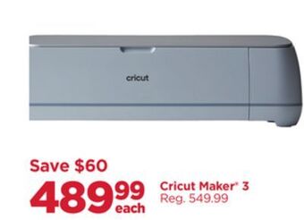 Michaels Cricut maker® 3 offer