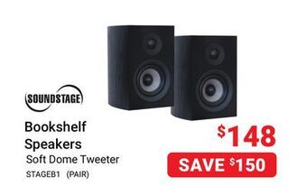 Visions Electronics Soundstage bookshelf speakers offer