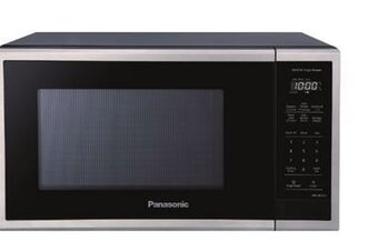 Visions Electronics Panasonic 1.1 cu. ft. compact countertop microwave oven offer
