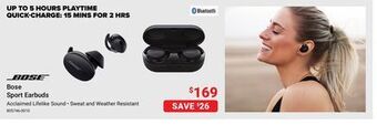 Visions Electronics Bose sport earbuds offer