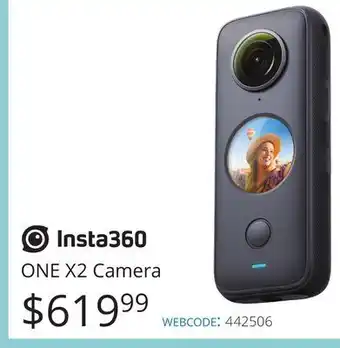 Vistek Insta360 one x2 camera offer