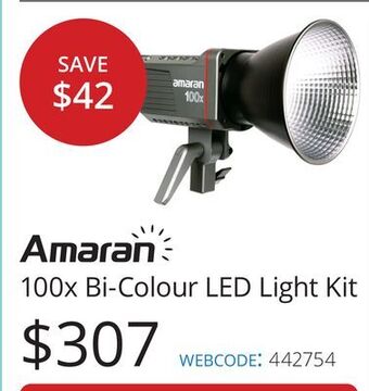 Vistek Amaran 100x bi-colour led light kit offer