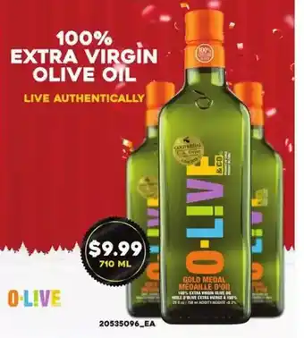 Loblaws O-live 100% extra virgin olive oil offer