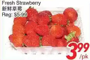 Foody World Fresh strawberry offer