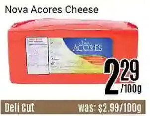 Nations Fresh Foods Nova acores cheese offer