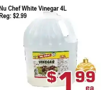 Top Food Supermarket Nu chef white vinegar offer