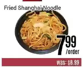 Nations Fresh Foods Fried shanghai noodle offer