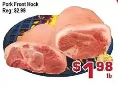 Top Food Supermarket Pork front hock offer