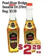 Top Food Supermarket Pearl river bridge sesame oil offer