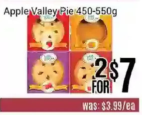 Nations Fresh Foods Apple valley pie offer