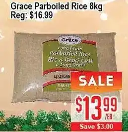 Skyland Foodmart Grace parboiled rice offer