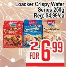 Skyland Foodmart Loacker crispy wafer series offer