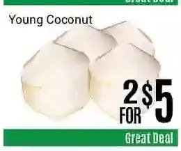 Nations Fresh Foods Young coconut offer