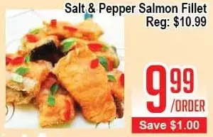 Skyland Foodmart Salt & pepper salmon fillet offer
