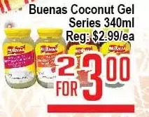 Skyland Foodmart Buenas coconut gel series offer