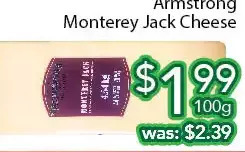 Ample Food Market Armstrong monterey jack cheese offer