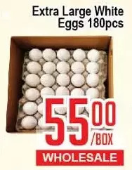 Skyland Foodmart Extra large white eggs offer