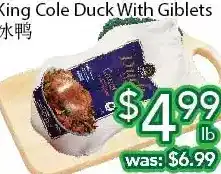 Ample Food Market King cole duck with giblets offer