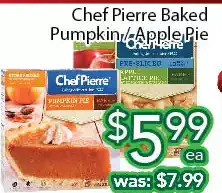 Ample Food Market Chef pierre baked pumpkin / apple pie offer