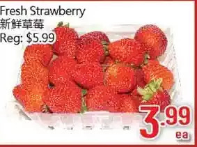 Hong Tai Supermarket Fresh strawberry offer