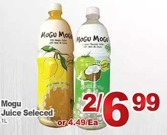 T&T Supermarket Mogu juice offer