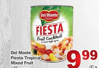 T&T Supermarket Del monte fiesta tropical mixed fruit offer