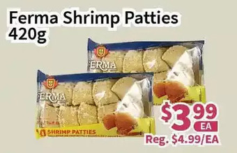 Blue Sky Supermarket Ferma shrimp patties offer