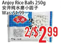 Bestco Food Mart Anjoy rice balls offer