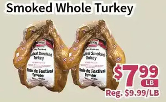 Blue Sky Supermarket Smoked whole turkey offer