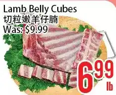 Bestco Food Mart Lamb belly cubes offer