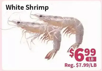 Blue Sky Supermarket White shrimp offer