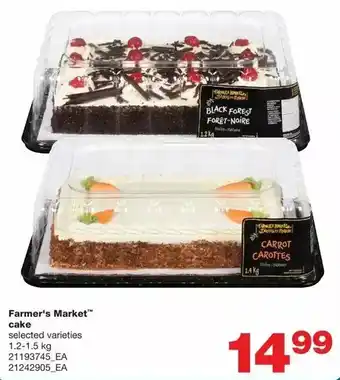 Wholesale Club Farmer's market cake offer