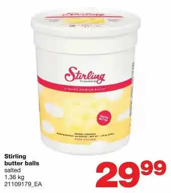 Wholesale Club Stirling butter balls offer