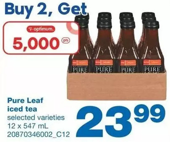 Wholesale Club Pure leaf iced tea offer