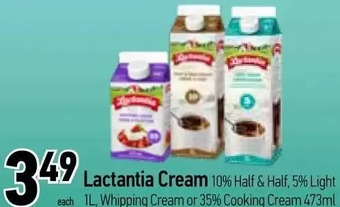 Coppa's Fresh Market Lactantia cream offer