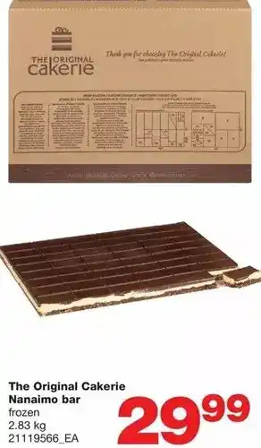 Wholesale Club The original cakerie nanaimo bar offer