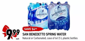 Coppa's Fresh Market San benedetto spring water offer