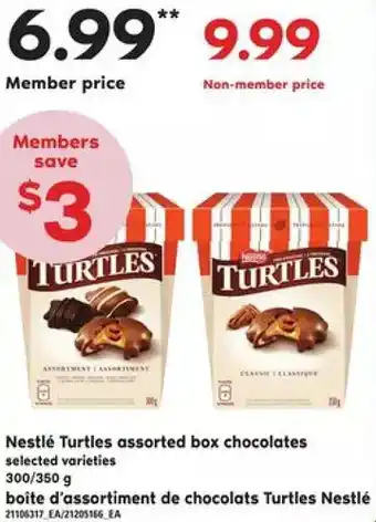 Independent Grocer Nestle turtles box chocolates offer