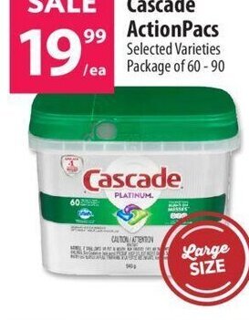 Co-op Cascade ActionPacs offer