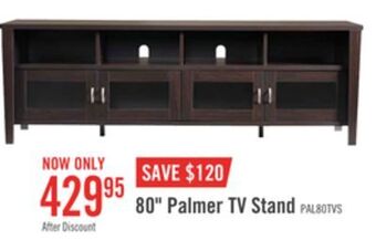 The Brick Palmer 80" tv stand offer