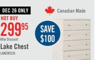 The Brick Lake chest - white offer